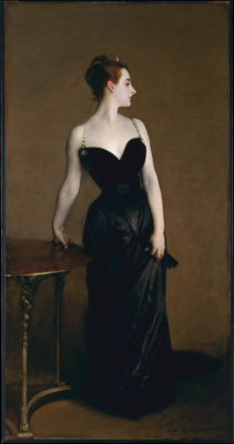 John Singer Sargent, (American, 1856-1925). Madame X (Madame Pierre Gautreau), 1883-84. Oil on canvas. Source: The Met